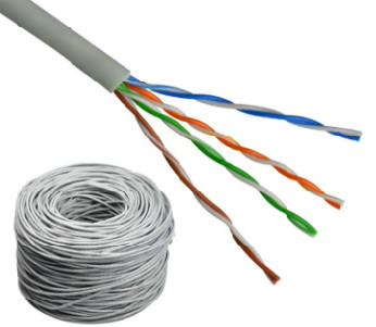 Fluke Test UTP Cat5e 24awg Ethernet Cable 1000ft حماية البيئة