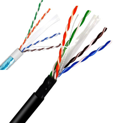8 نوى مقاومة التآكل الدفن المباشر سترة Cat6 1000ft LSZH